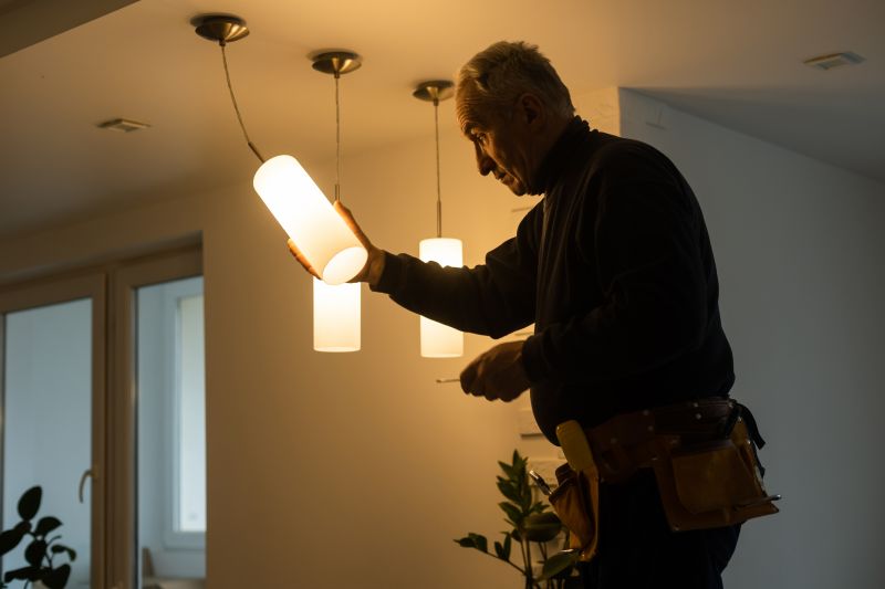 Suspended Light Installation in Alpharetta, GA
